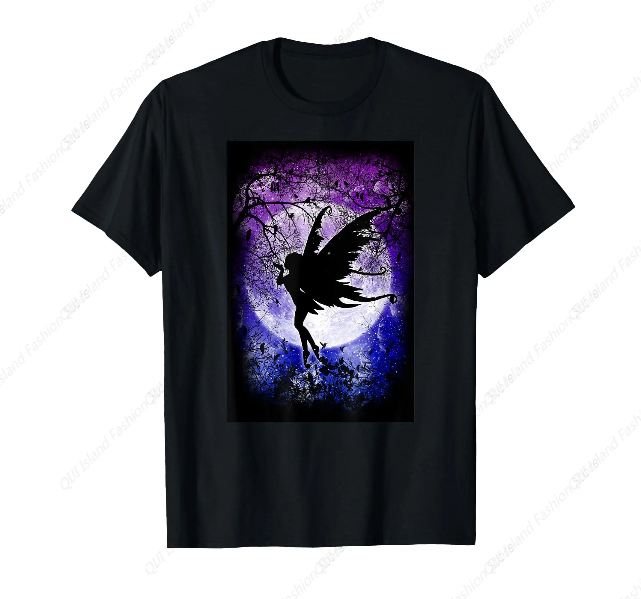 Beautiful Fairy Tail Scene in Full Moon Night T-Shirt