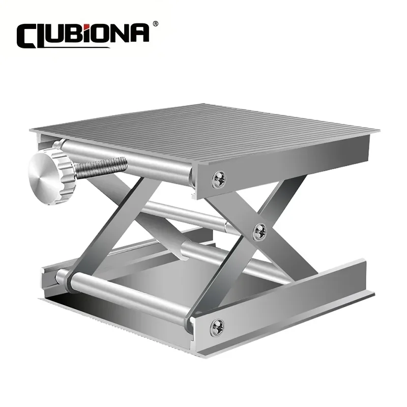 11 x 9cm Aluminum Router Lift table for floor line laser level Lab Lifting Stand Rack lift platform