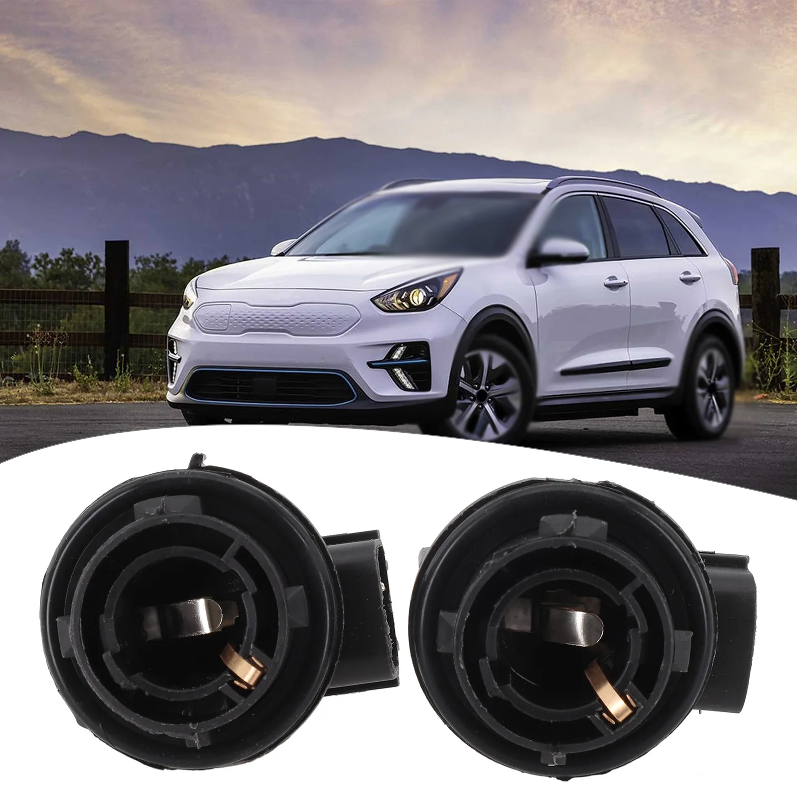 

2 Daytime Running Lamp Socket 92164M7050 For Kia For Forte 2019 2022 & Elantra 2004 2016 Direct Replacement Parts