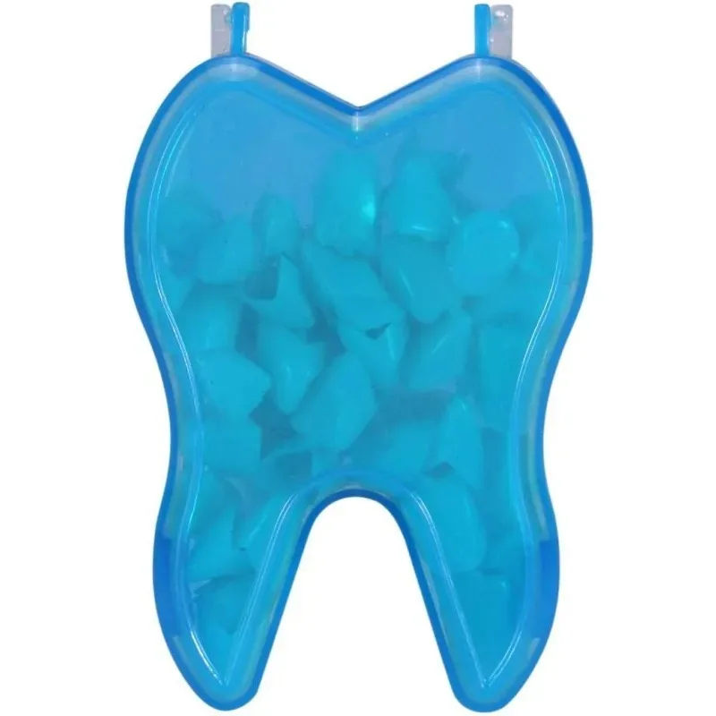 50 قطعة/صندوق للعناية بالفم (الأسنان الأمامية) قشور البورسلين وبقع الأسنان تاج مؤقت أسنان مزيفة