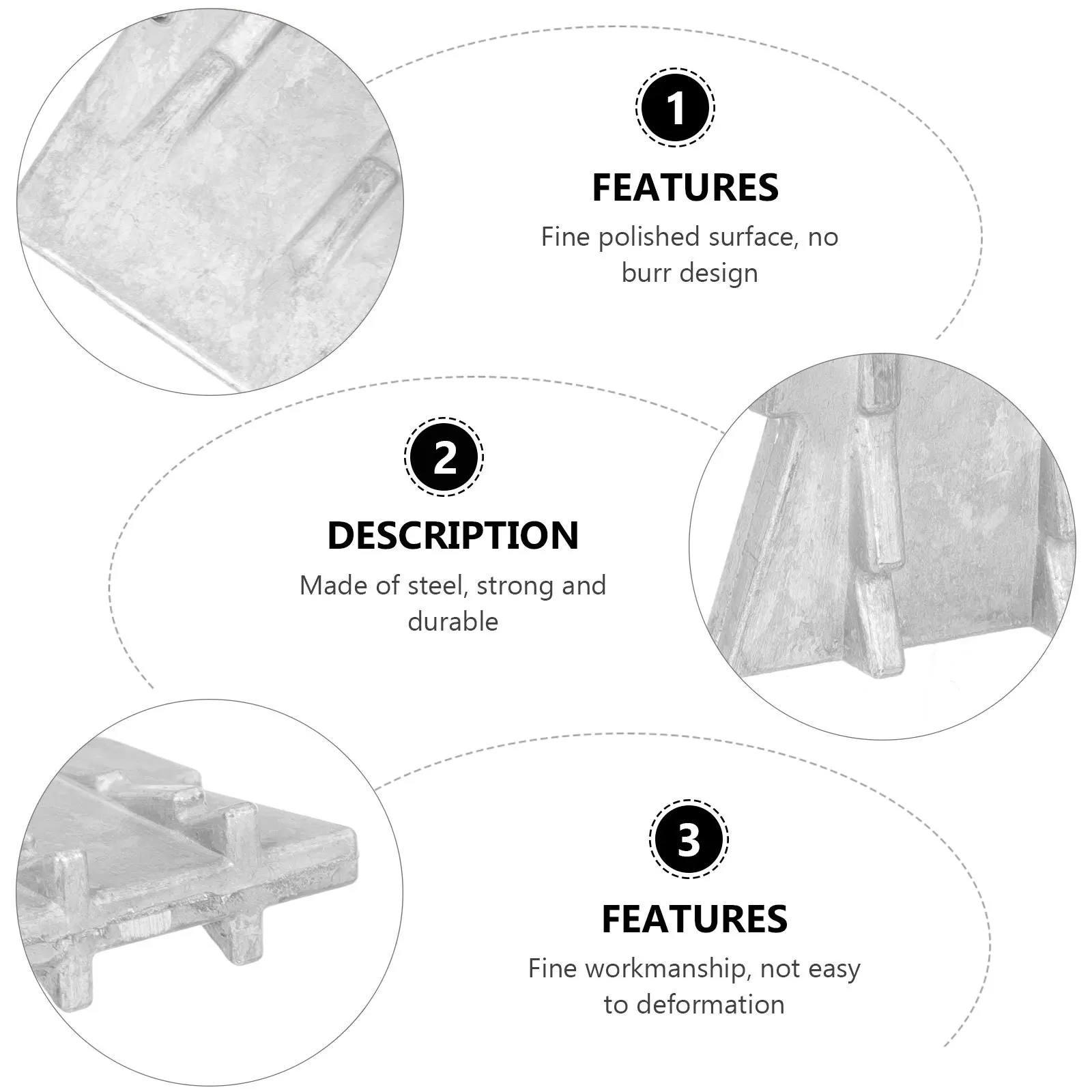 

4pcs Iron For Hammer Handle Multifunctional Reinforcing Wedge Durable Fixing Tool Handle Installation Accessory Outdoor Repair