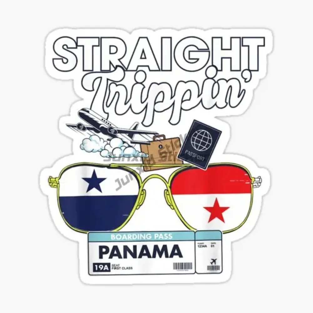 

PANAMA National Flag and Emblem Car Sticker Vinyl Sticker Car Truck Window Glass Decal Electric Accessories