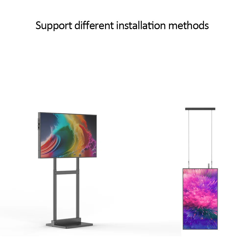 43-Zoll-Fenster mit hoher Helligkeit, digitale Beschilderung, 3000 Nits, LCD-Display, Kiosk-Totem für Werbung