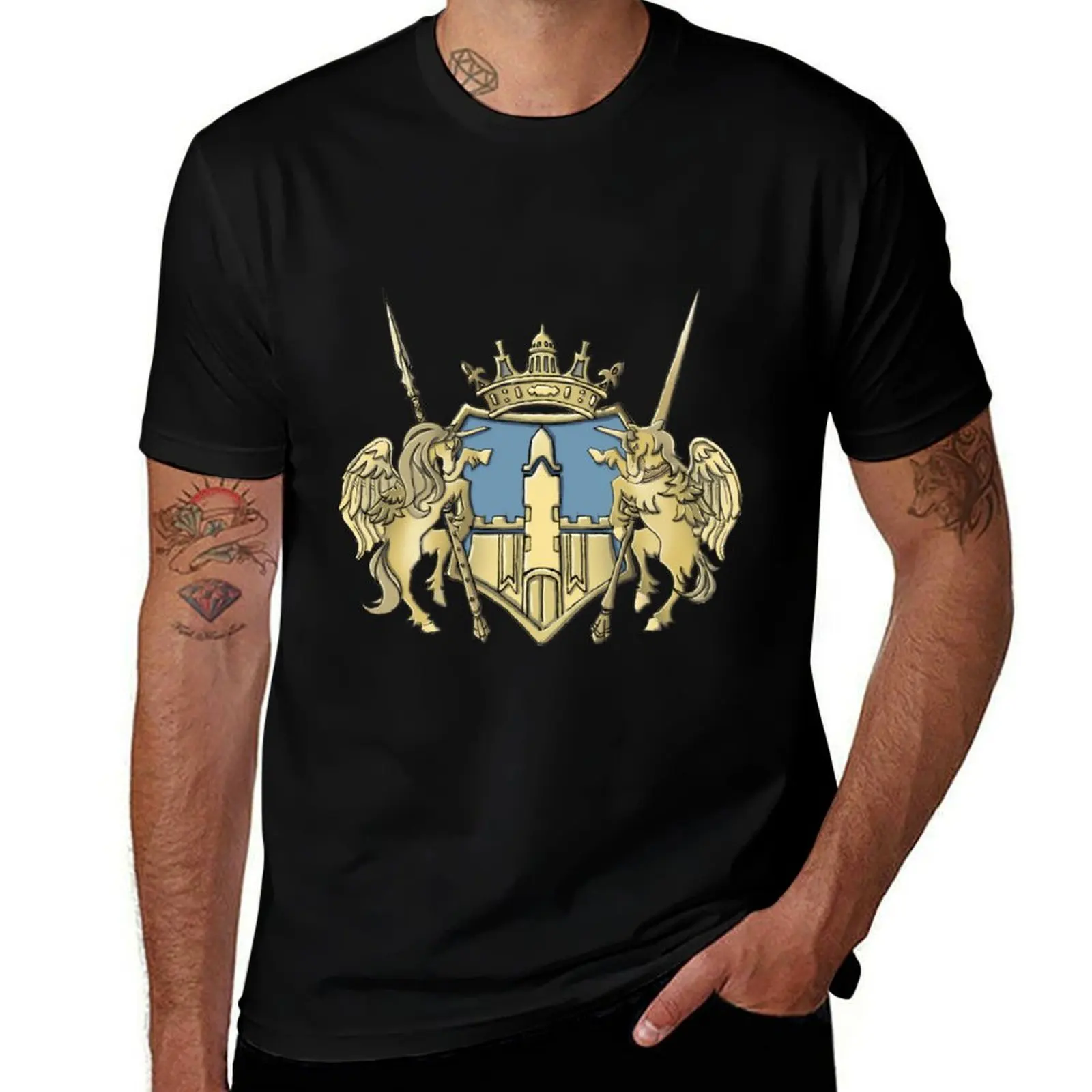

Valkyria Chronicles - Gallian Flag V2 T-Shirt summer shirt Short sleeve tee aesthetic clothes tops fitted t shirts for men