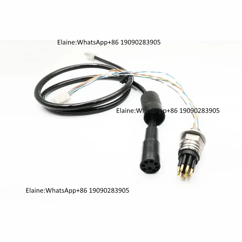 Stainless Steel Subsea Connector Ethernet 8-pin Watertight IP69 Connector Rated for Undersea Network Signal Transmission