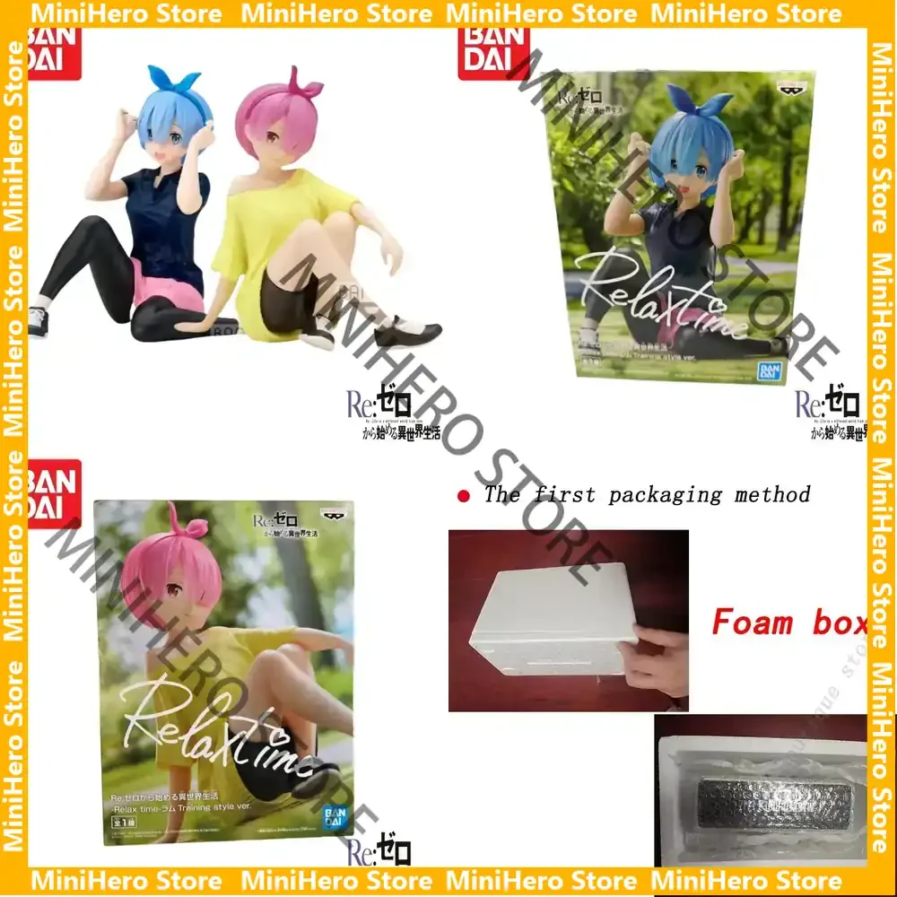 

В наличии: Оригинальная коллекционная фигурка Bandai Banpresto Re:Zero Рем и Рам, ПВХ, масштаб 1/7, для демонстрации