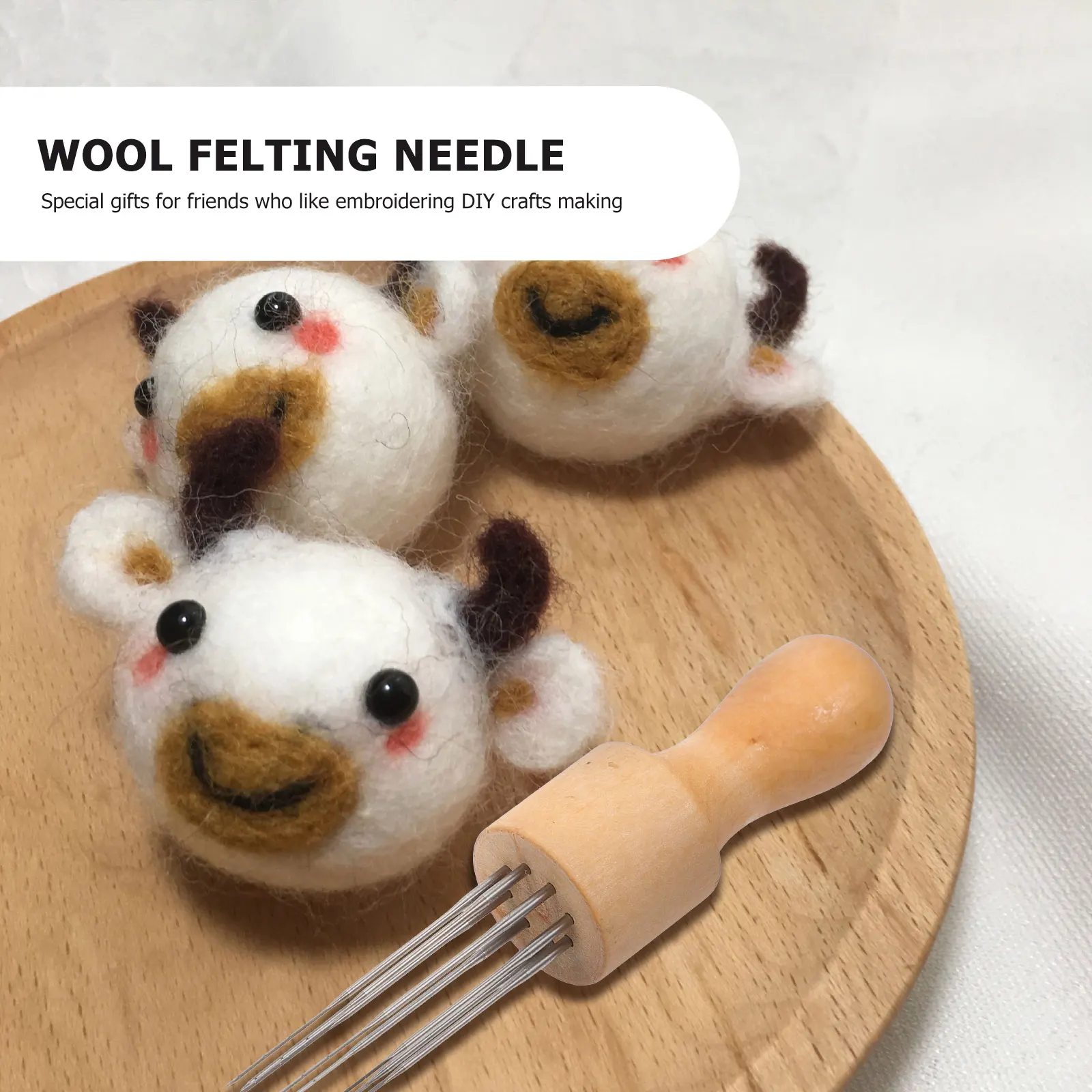 

1pcs Stamp Set Diy Tools Embroidery Crafts Punching Needlework Supplies Durable Wool Felting Needle Kit Needle Felting Tools