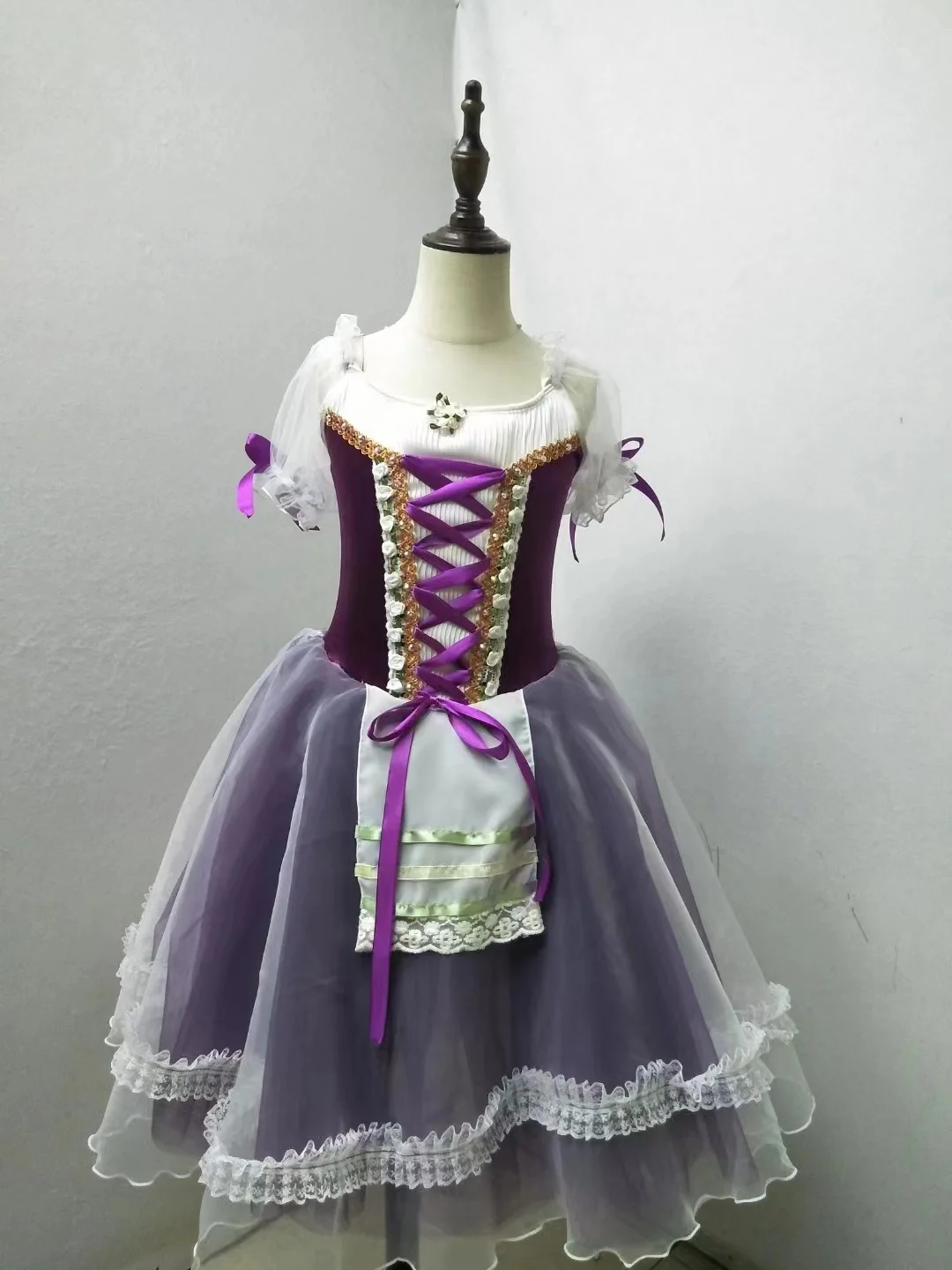 Nova saia tutu de balé vestido de tule para dança feminina roupa de dança. BT-16