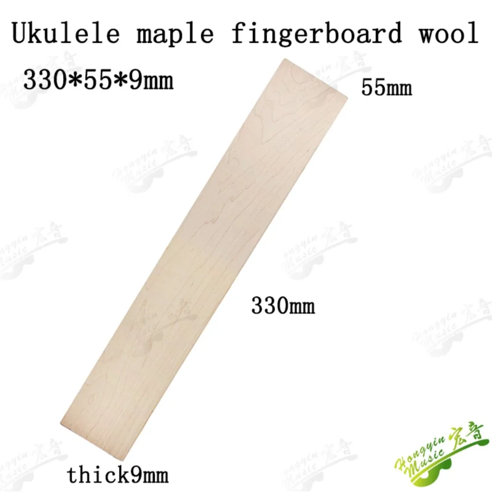 UKLL Guitar FingerBoard Ebony Wenge Rose Padauk Ziricote Maple Cocobollo Katalox Granadillo Fretboard 330*55*9mm HUATOOL view 4