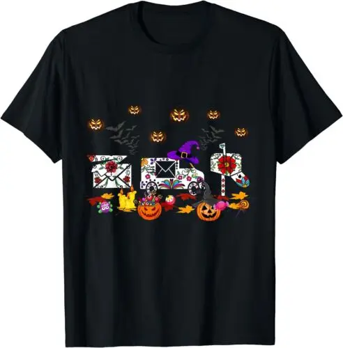 

NEW Funny Halloween Postal Worker, Mail Carrier, Post Office Gift T-Shirt S-3XL