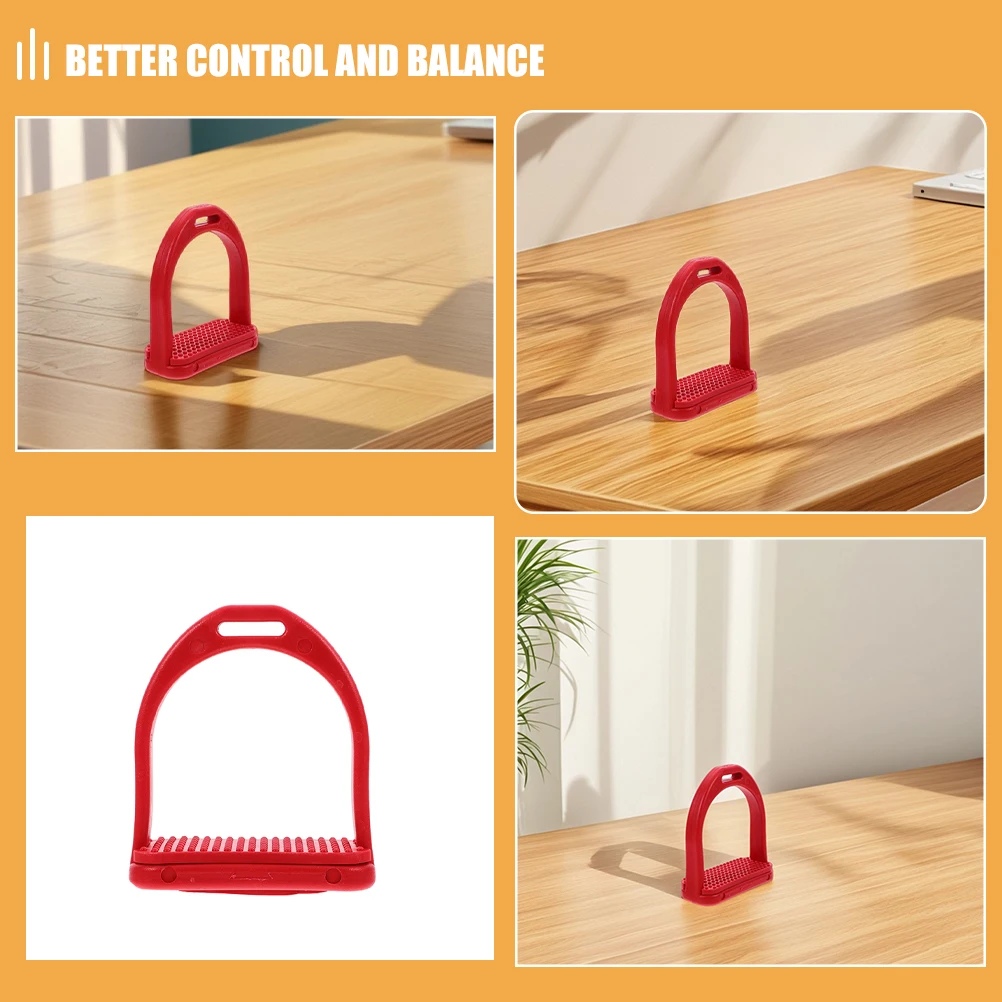 1 زوج ركاب ركوب الخيل لسرج الحصان تعزيز الراحة استقرار القدم طويلة الأمد بوم بناء مثالية لركوب درب الإنجليزية