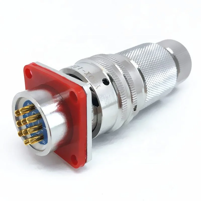 

IP67 Waterproof Y50X Copper Goldplated 10Pin Aviation Circular Connector Male Socket Female Plug for Electrical Equipment Power