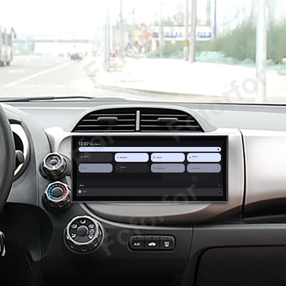 Reproductor Multimedia para Auto con Pantalla Vertical de 15.8 Pulgadas para Honda Fit Jazz 2008-2013, GPS, Carplay, Android Auto, 4G LTE, Audio, Radio Estéreo