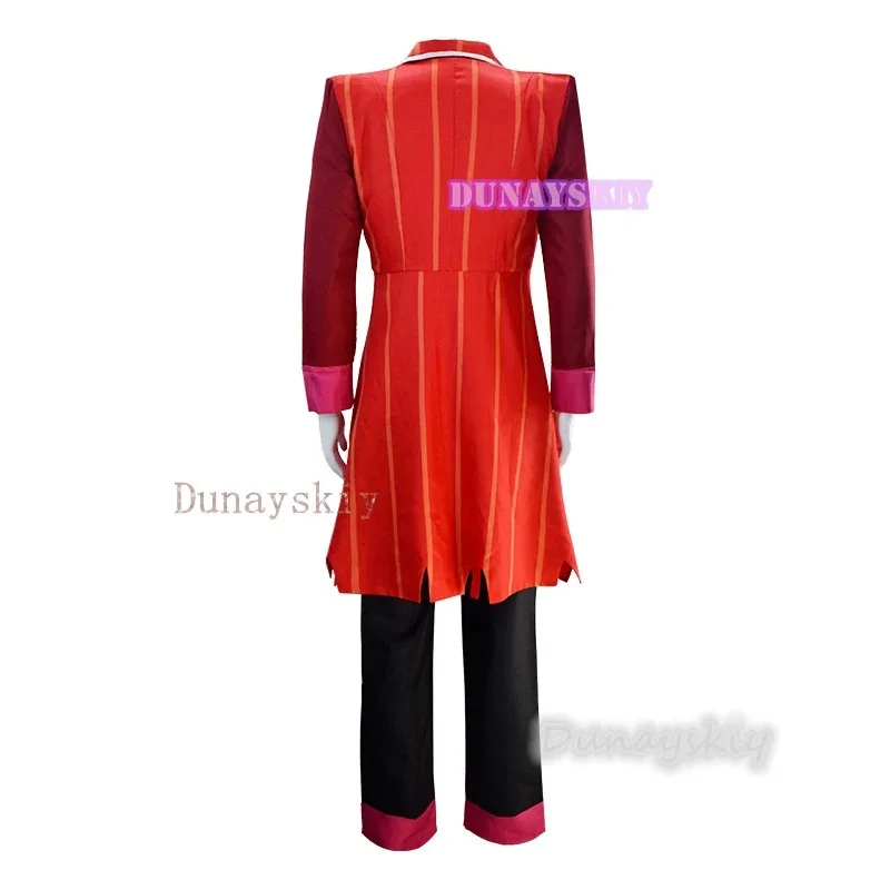 Nuevo Hazbin Cosplay Hotel ALASTOR pelucas de Cosplay accesorios para el cabello con gafas sombreros accesorios de disfraces de Navidad y Halloween