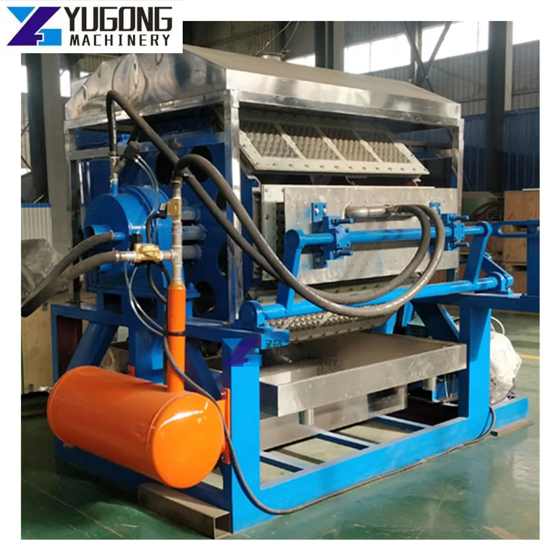 Waste Paper Recycle Used Egg Tray Machine/automatic Paper Pulp Egg Tray Production Line/small Machine Making Egg Tray