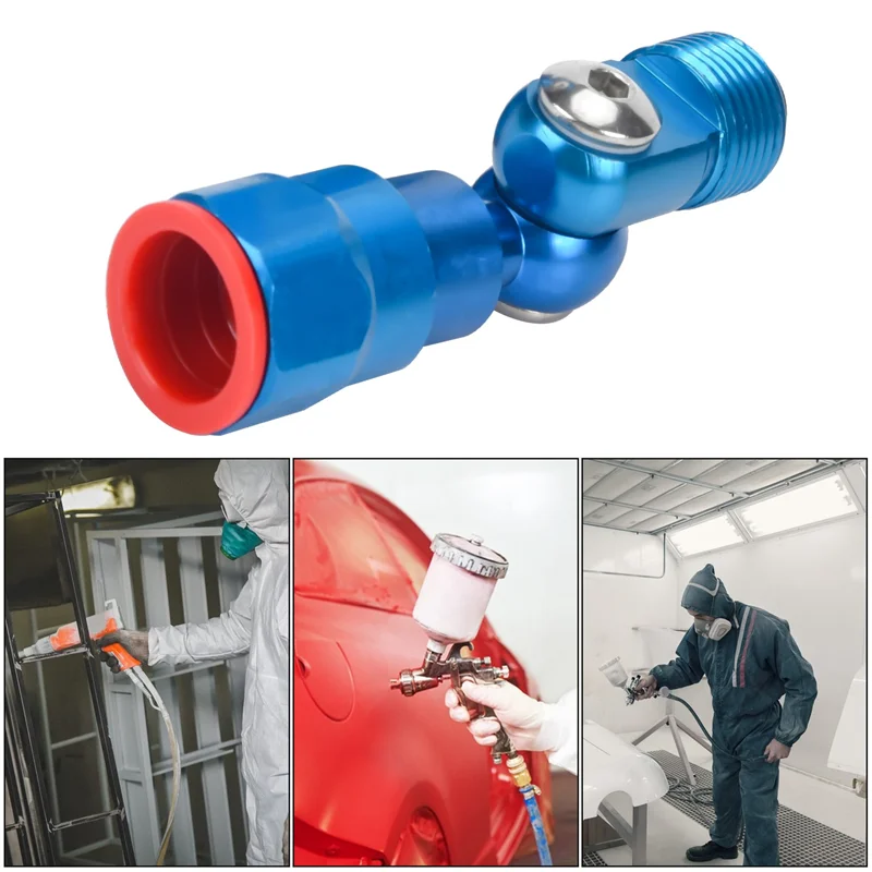 AY03-7/8 นิ้ว F-7/8 นิ้ว M Airless Spray เครื่องหมุนอะแดปเตอร์ Silver Swivel Joint สําหรับ Wagner/Graco Paint Sprayer