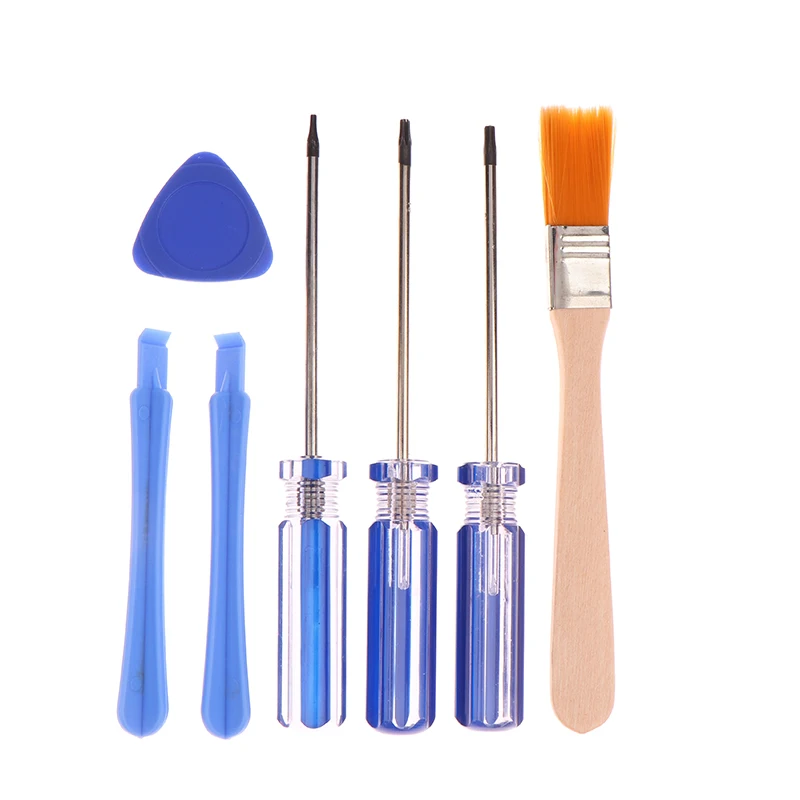 7Pcs/set Tamperproof Hole Repairing Opening Tool For Xbox One 360 PS3 PS4 PS5 Series Screw Driver Torx T6 T8 T10 Screwdriver