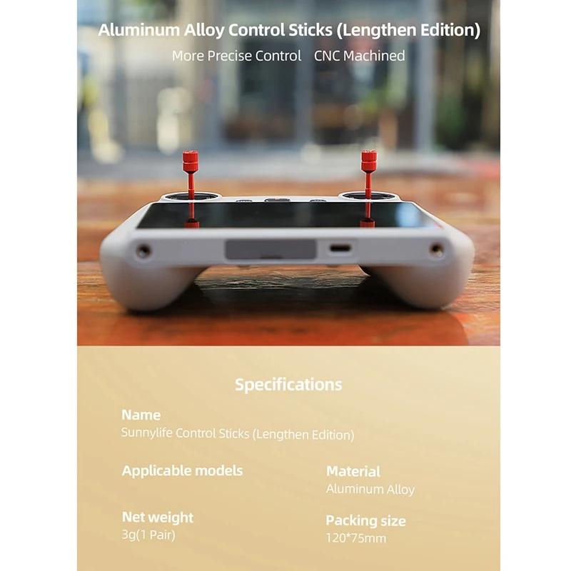 Für erweiterten Joystick dji mini3 pro/dji rc Fernbedienung Daumen wippe ersetzen Controller Sticks Zubehör