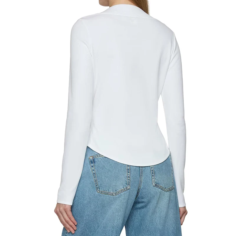 

Women's Versatile Casual Base Layer Top, Long-Sleeve T-Shirt, 2026 Spring New Arrival, Y2K Style, Off-Shoulder Long-Sleeve Top