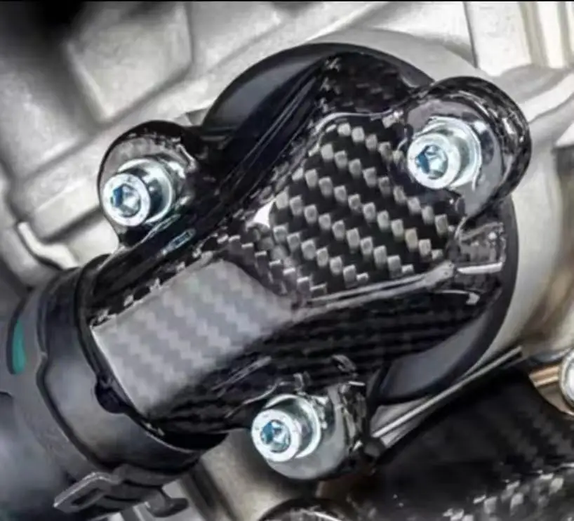 

For BMW BMW S1000RR 2019-2024 M1000RR 2020-2024 S1000R 2021-2024 M1000R 2023-2024 100% Carbon Fiber Water pump cover