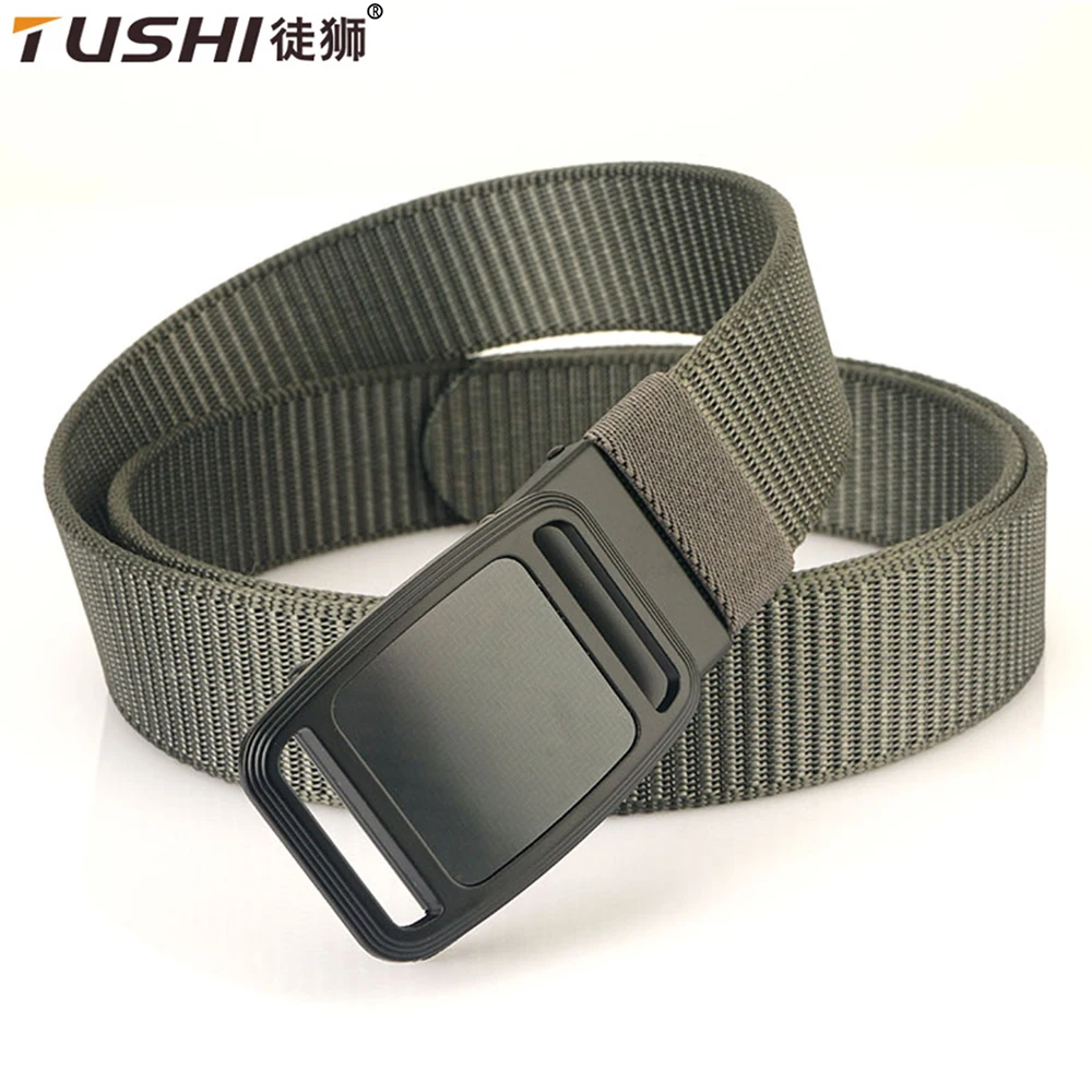 

TUSHI New Men Business Automatic Buckle Versatile Fashion Trendy Pants Belt Soft Scratch Resistant Material Casual Waist Belt