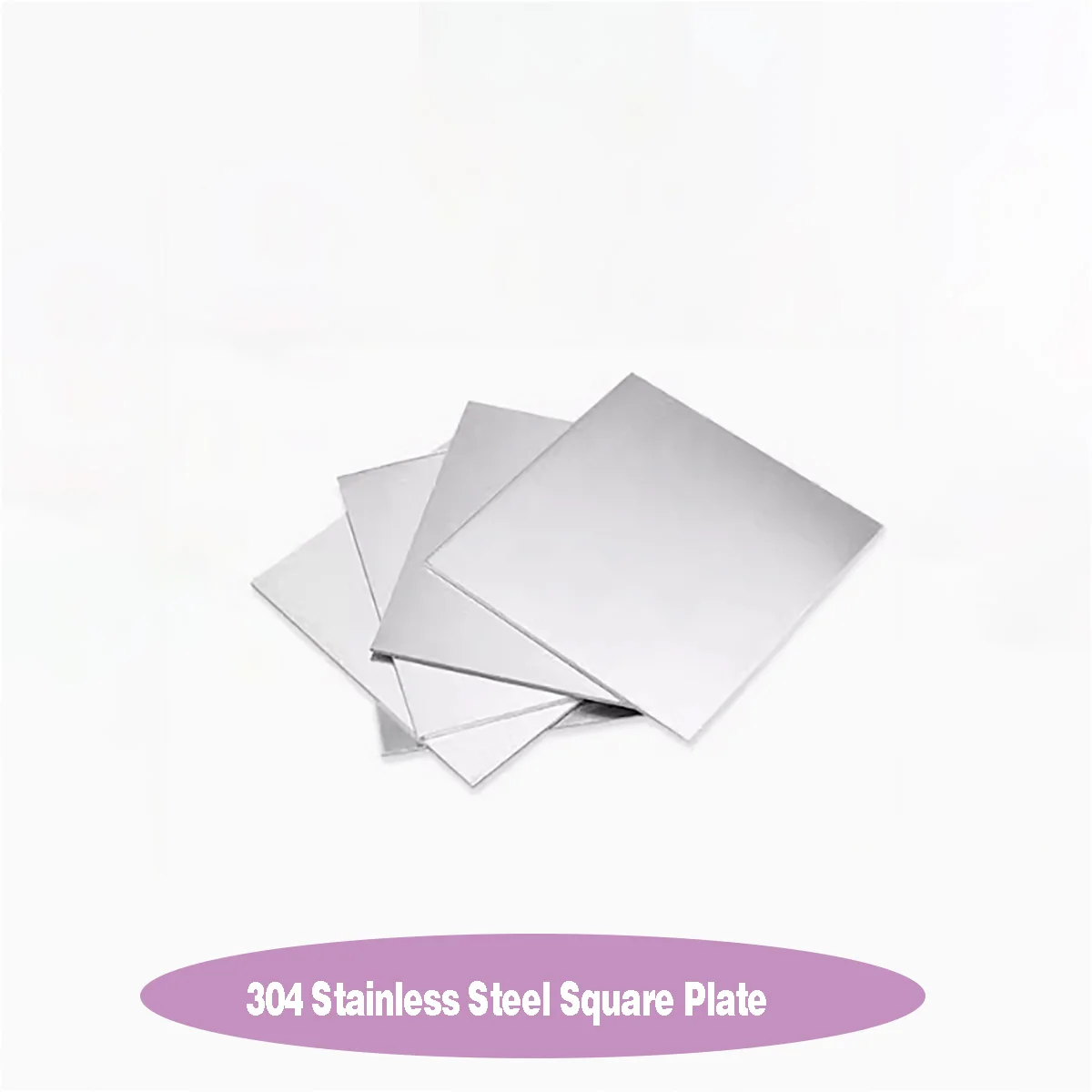 304 Stainless Steel Square Plate Sheet   100x100 /150x150/ 200x100 /200x200/ 250x250 /300x300 /350x350mm