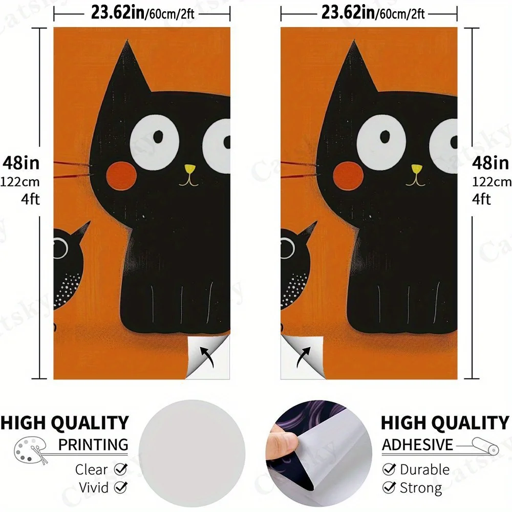 Cartoon Cat And Bird   Sandbag Board Sticker.This sandbag board sticker is made from high-quality materials, offering excellent