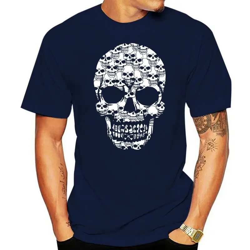 Velocitee Ladies T-Shirt Skull Of Skulls Pirate Evil Dead Voodoo Biker V8