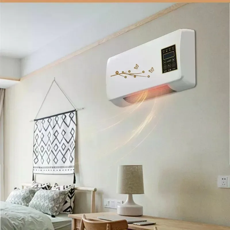 A for Wholesale Electric Heaters, Wall Mounted Heaters Intelligent Digital Display Remote Control Warm Air Heaters Fan