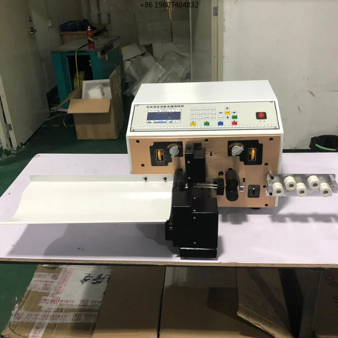 AWG#12-AWG#32 Cables Customized Automatic 4 Mm Wire Stripping Machine AV110V/220V for