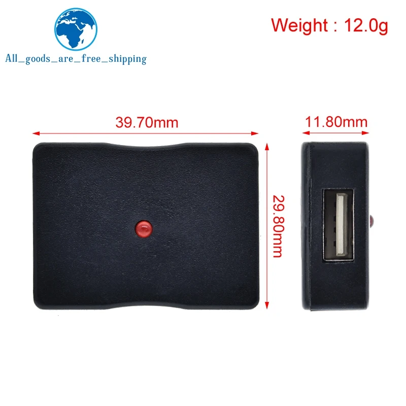 TZT 5V 2A Solar Panel Power Bank USB Charge Voltage Controller Regulator 6-20V To 5V Step Down Module With LED Indicator