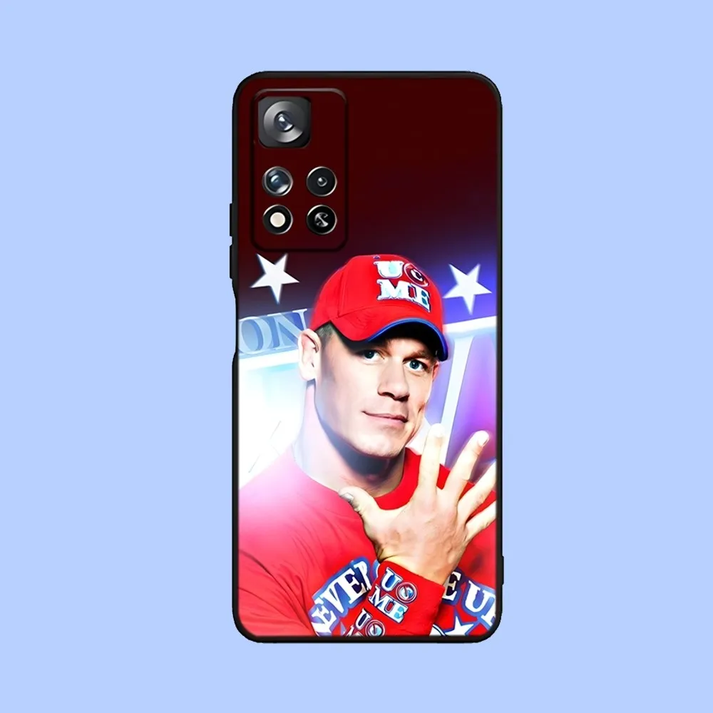 Wrestling Star John Cena Phone Case For Samsung Galaxy A13,A21s,A22,A31,A32,A52,A53,A71,A80,A91 Soft Black Cover