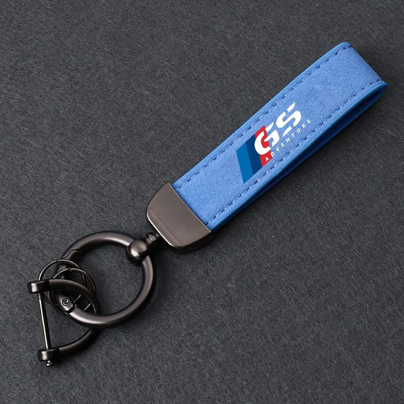 

Leather Motorcycle Keychain Anti-loss Buckle Pendant For BMW R1250GS R1250 Adventure R1200 GS LC Keyring Decoration Accessories