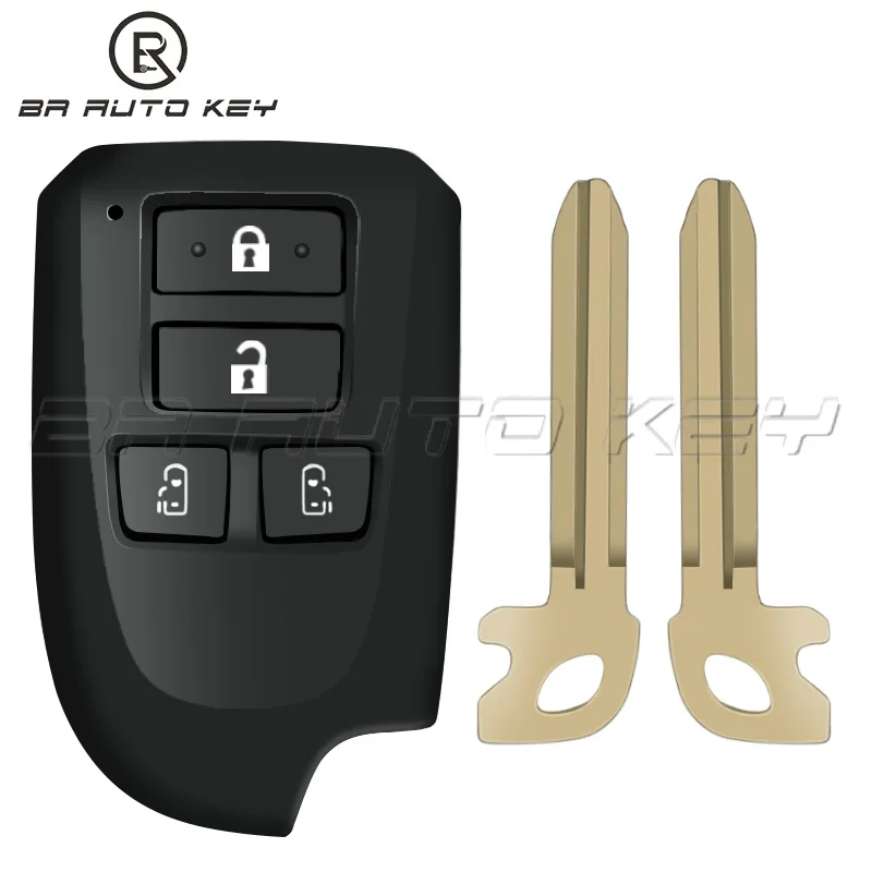 Smart remote key fit for Toyota Hiace Regiusage 2012-2018 BF1ER BS1EW BS2ET 312/314/434MHz 8A Chip Board number 61E381-0010