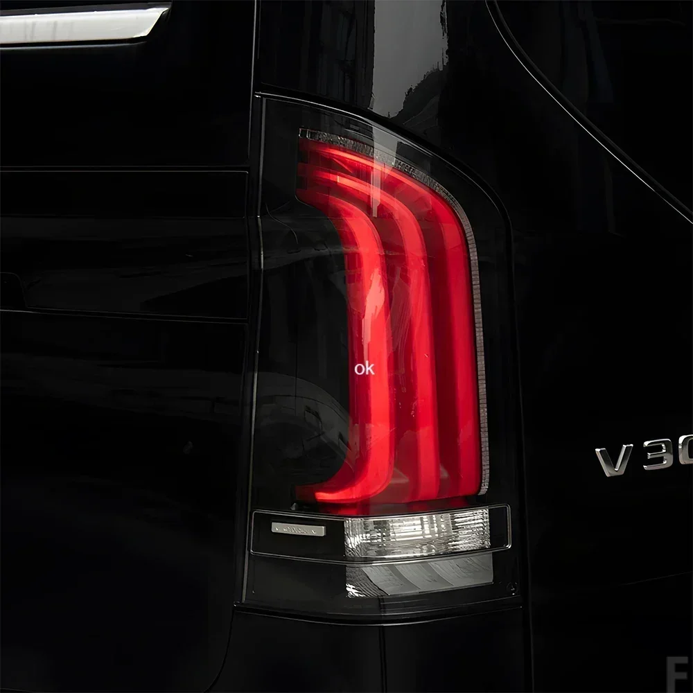 Upgraded High Configure Auto Led Back Lamps Assembly For Benz Vito W447 2016-2024 LED Dynamic Blink Car Tail Light Accessories