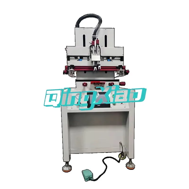 New Condition Semi Automatic Pneumatic Flat Silk Screen Printer Cup Label Core  Motor Component Included Auto Stable Performance