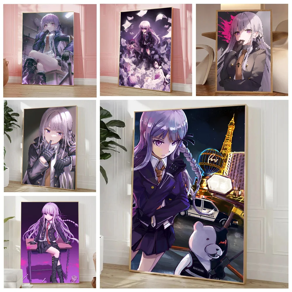 Danganronpa Kyoko Kirigiri Anmie Poster Stickers Living Room Bedroom Entrance Cafe Wall Art Decoration Painting Room Home Decor