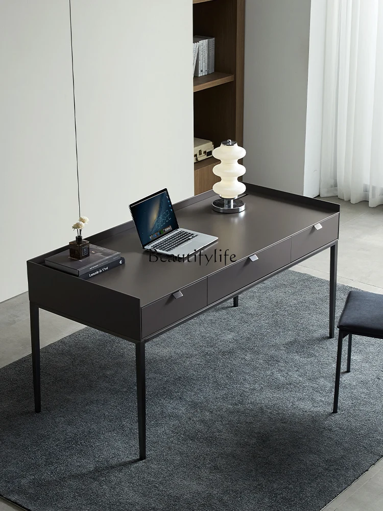 Desk desk writing desk computer Italian minimalist home