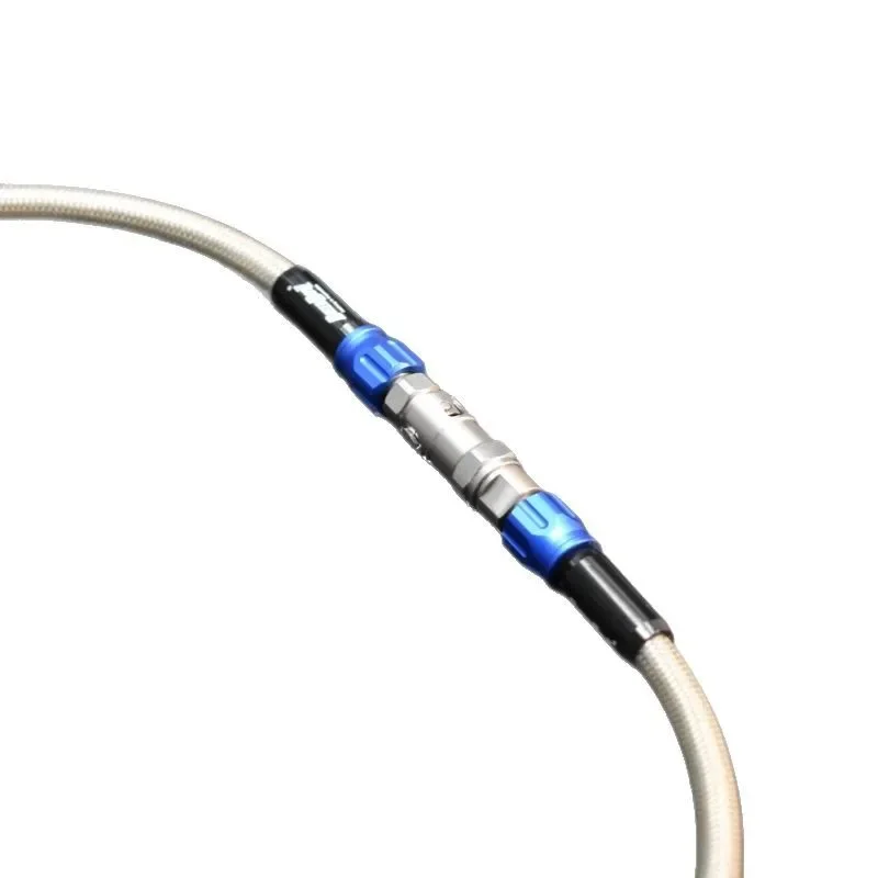 

Hot Selling Stainless Steel AN3 Threaded Motorcycle Brake Line Quick Release Coupling Adapter Kit