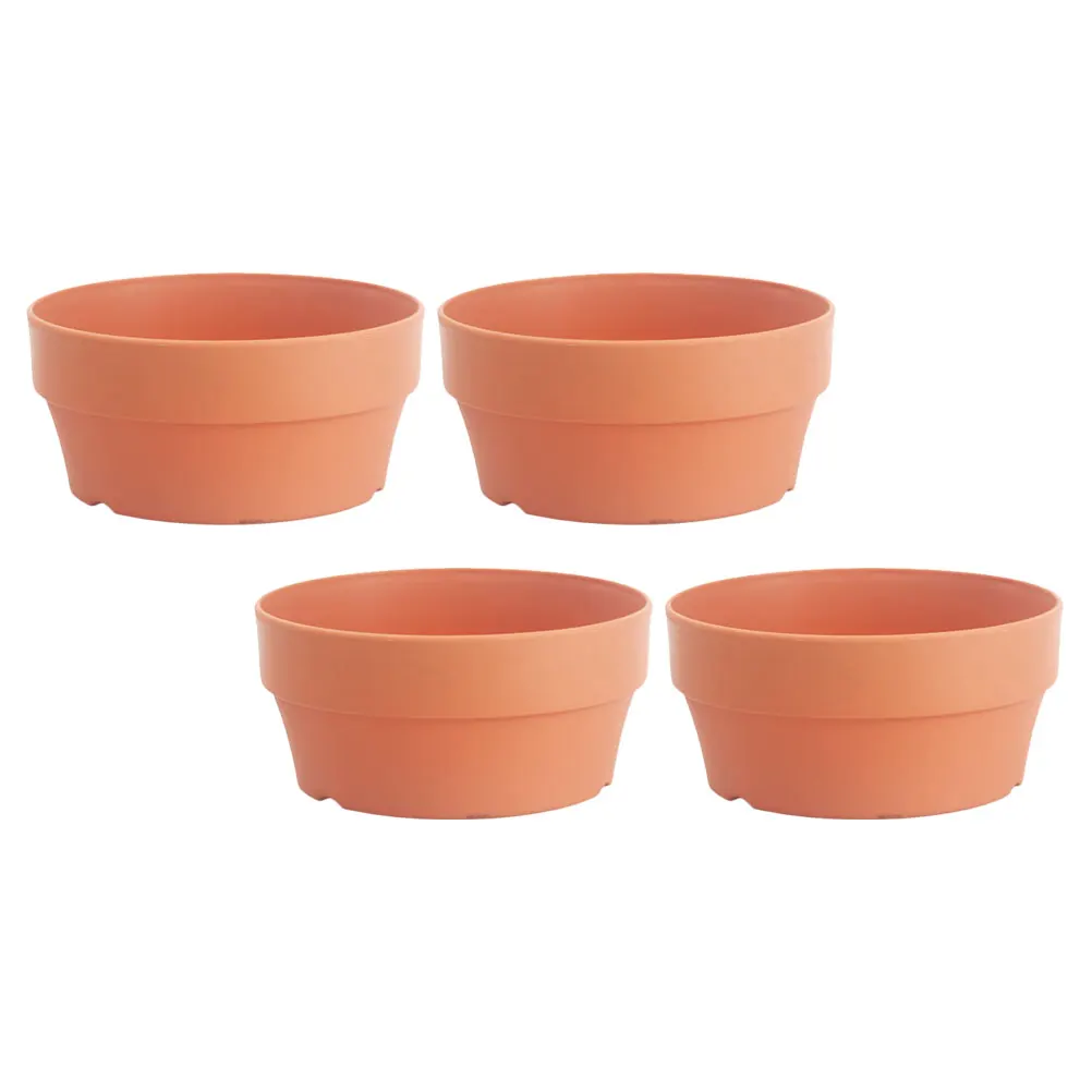 

4pcs Creative Flower Pot Drainage Decorative Flower Pot Hole Durable Home Office Garden Plant Holder For Succulents