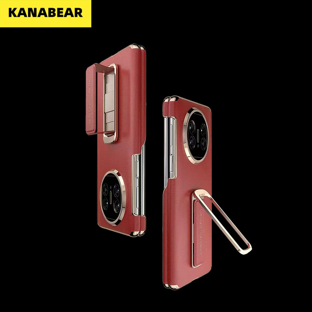 

Shockproof Dual Hinge Kickstand Case for Huawei Mate X6/X5/X3, Full Body Protection, Anti-Scratch, Durable Foldable Phone Cover