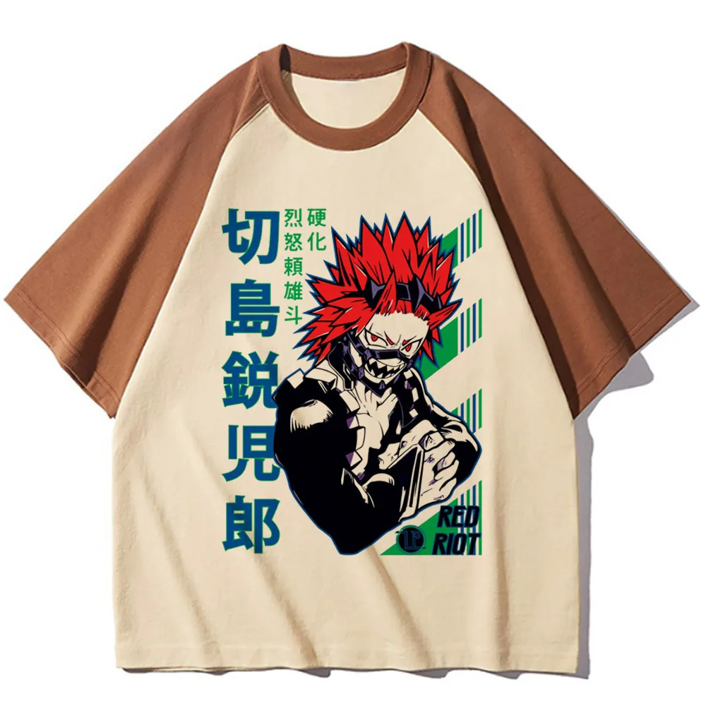 Shoto Todoroki top women funny youthful stretchy t shirt female Japanese manga anime clothing