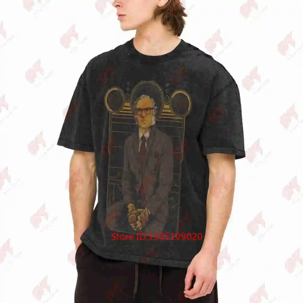 Isaac Asimov Foundation Series Sci Fi Robot Vintage Washed Tee Pure Cotton T-Shirt