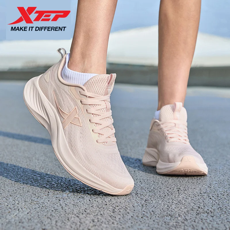 Xtep Light Wing 3.0 Women's Running Shoes Support Shock Absorption Anti-slip Breathable Professional Sports Shoes 875218110035