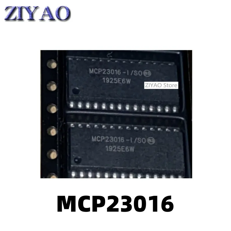 

5PCS MCP23016 MCP23016-I/SO SMD SOP-28 16 bit I/O serial port expansion chip