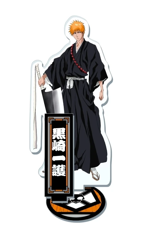 BLEACH Thousand Year Blood War Ichigo Rukia 15CM Acrylic Stand Keychain 2026 New Anime Stand Desk Decor Home Display  Gift