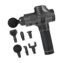 Pistola de masaje muscular profundo, pistola de Fascia relajante, masajeador eléctrico silencioso para cuerpo