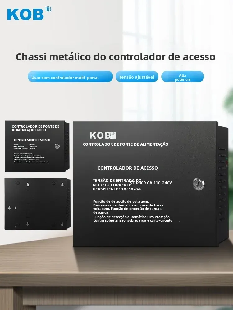 caixa-de-alimentacao-para-controle-de-acesso-kob-multiportas-com-fechadura-magnetica-e-trava-eletrica-3a-5a