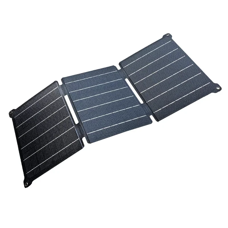 NEW 120W Solar Panel Charger ETFE Foldable Solar Plate USB 5V/DC 12V Safe Charge Cells Solar Phone Charger for Home Outdoor Camp