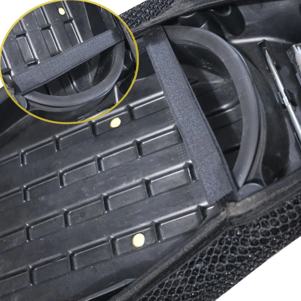 Bike Seat Protector Black Motorbike Seat Cover Shockproof Protection Anti-slip Anti-wear Quick-dry Cushioning Pad